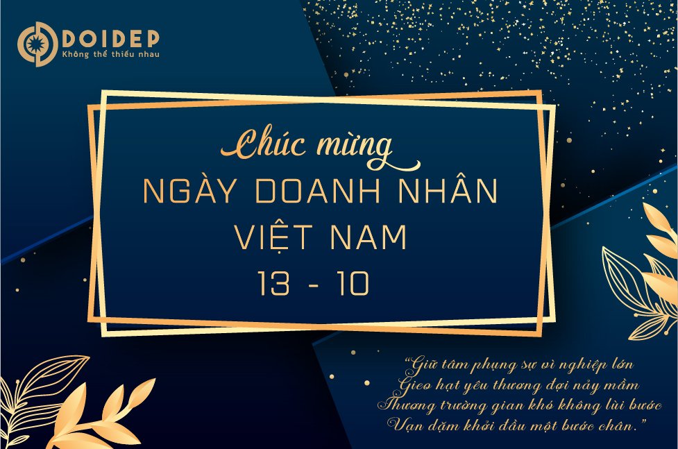 Đôi Dép chúc mừng ngày Doanh nhân Việt Nam 13/10